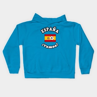 ⚽ España Football, Bandera de España Flag, ¡Vamos! Team Spirit Kids Hoodie